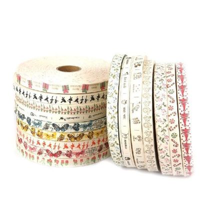 5yards 15mm Cotton Ribbon Handmade Design Printed Ribbon
