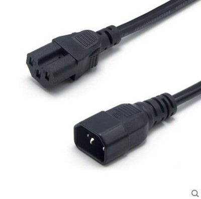 IEC 320 C14 To C15 PDU UPS Male To Female Power Cord Extens