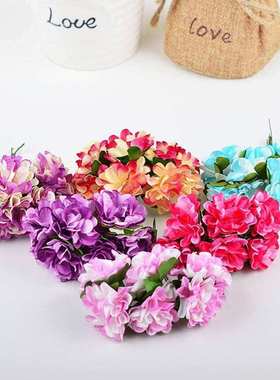 6PcsBouquet Contrasted Color Aritificial Flower