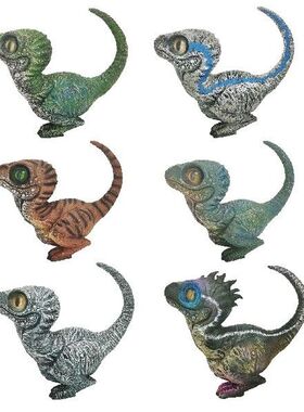 Dinosaur Resin Ornament Realistic Velociraptor Garden