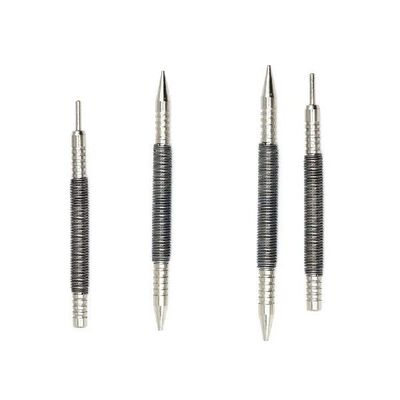 Strong Spring Tool Hammerless Nail Set Center Holes Punch Sp