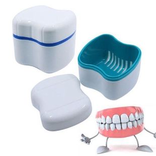 Health Care Denture False Teeth Cleaning Tool Box Storage