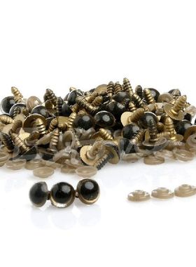 100Pcs/Set 10mm Plastic Safety Eyes For Teddy Bear Doll