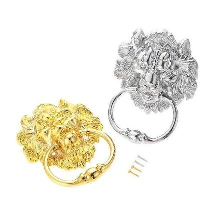 1pc Big Lion Head Handle Drop Ring Pull Door Knocker 155mm