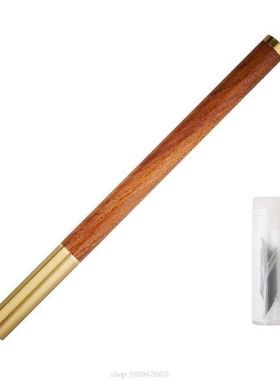 Pena Penanda Kayu Portabel Alat Pena Scriber Ujung Karbit