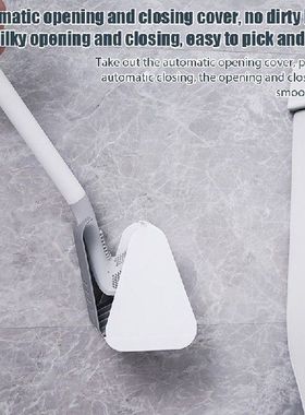 Golf Silicone Toilet Brushes With Holder Set Long Handled