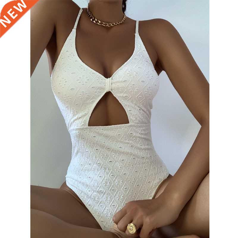 BKLD 2021 New Summer Beach Party Clubwear Solid Color One Pi