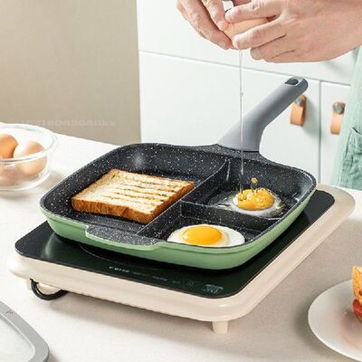 Nonstick Breakfast Frying Pan Grill Pan Multi-Function