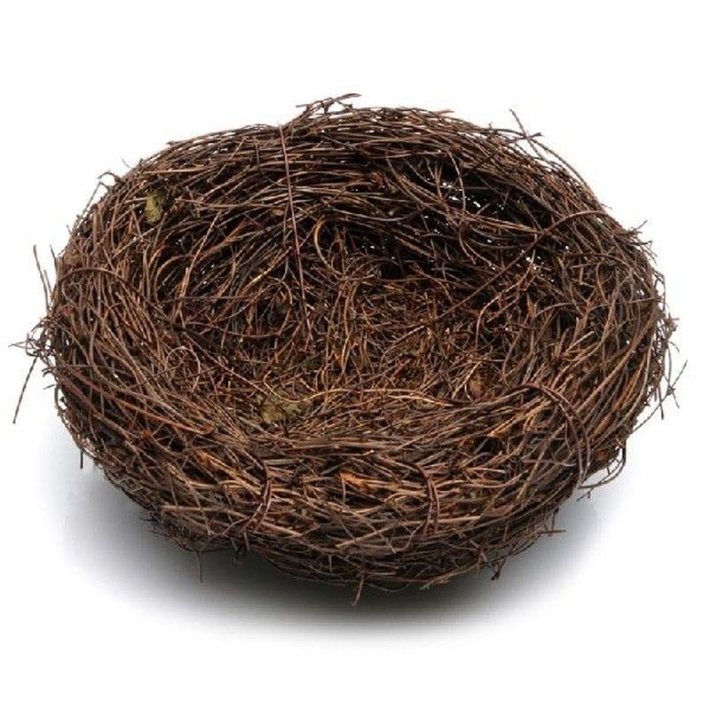Handmade Vine Cokelat Bird Nest Home Alam Kerajinan Holiday