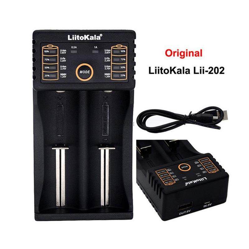 Battery Charger Lii-202 18650 26650 14500 Lcd Battery Charge