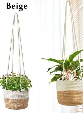Tanaman Taman Gantungan Tali Gantung Penanam Anyaman