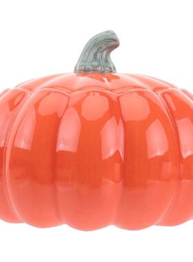 Bowl Pumpkin Soup Ceramicbowls Lid Dish Dessert Container