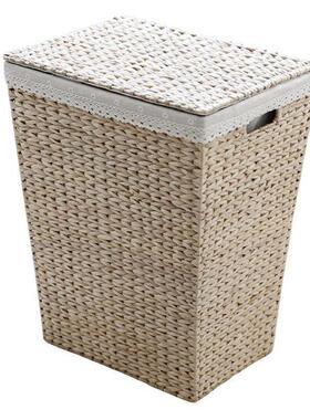 Nordic vine straw clothes storage box laundry basket