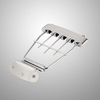 Plated 4 String Trapeze Tailpiece Adjustable Guitar
