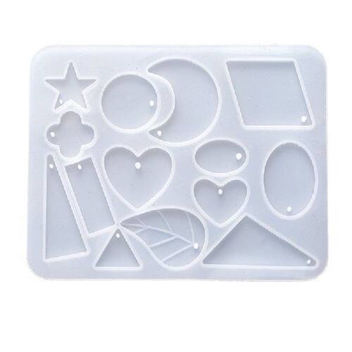 Handmade Silicone Earrings Mold Necklace Earring Pendant