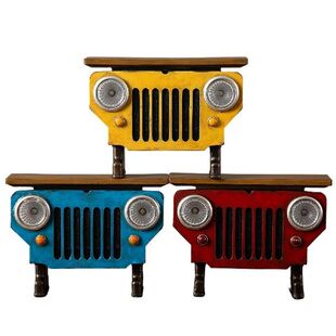 Car Headlights Desk Decor Resin Ornaments Vintage Props