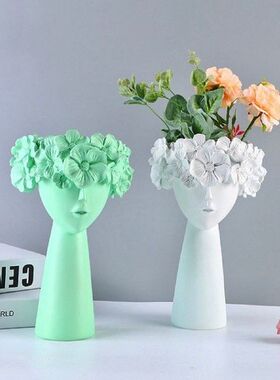 Flower Vase Decoration Home Ceramic Flower Pot Imitation