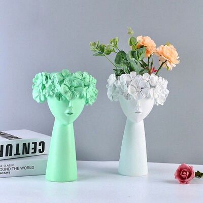 Flower Vase Decoration Home Ceramic Flower Pot Imitation