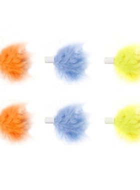 Interactive Feather Toys Wand Feathers Teaser Head with