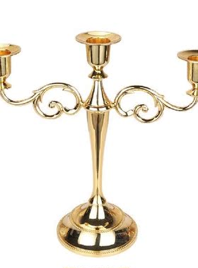 Antique Retro 3/5-Arm Candle Holder Metal Candlesticks
