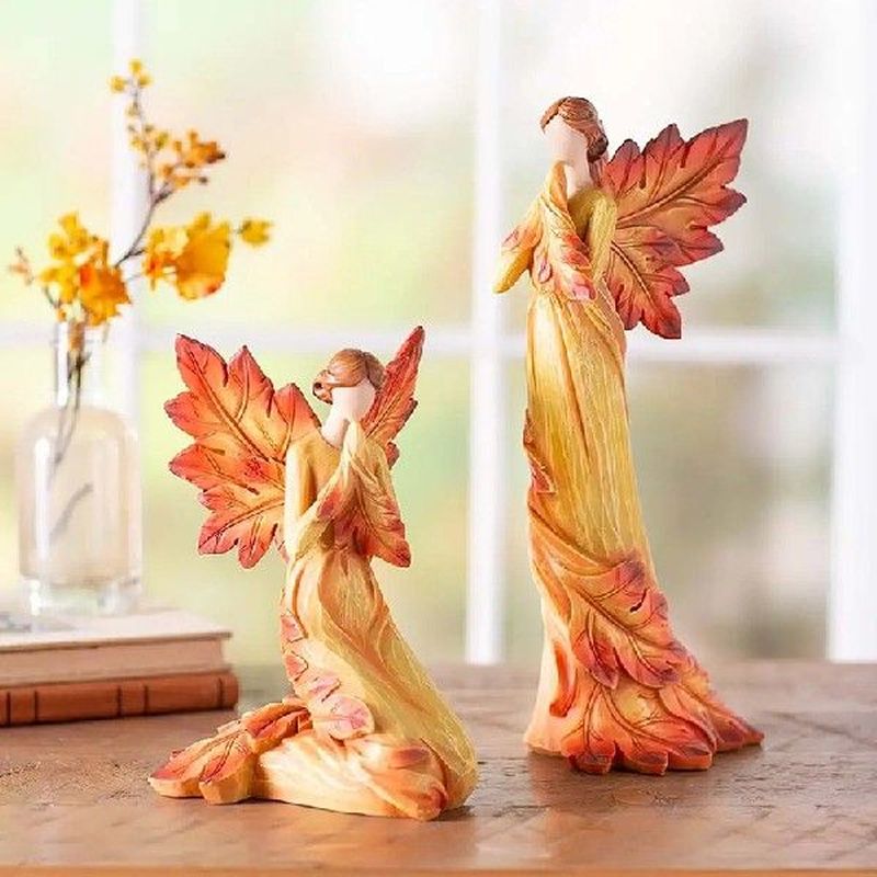 Angel Figurine Kneeling/Standing Angel Statue Home Office