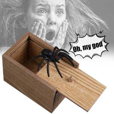 Creative Fun tricky spider frightened box Spider box Best