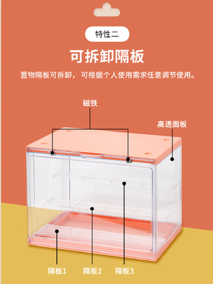 Storage Display Stand Acrylic Display Cabinet Shelf