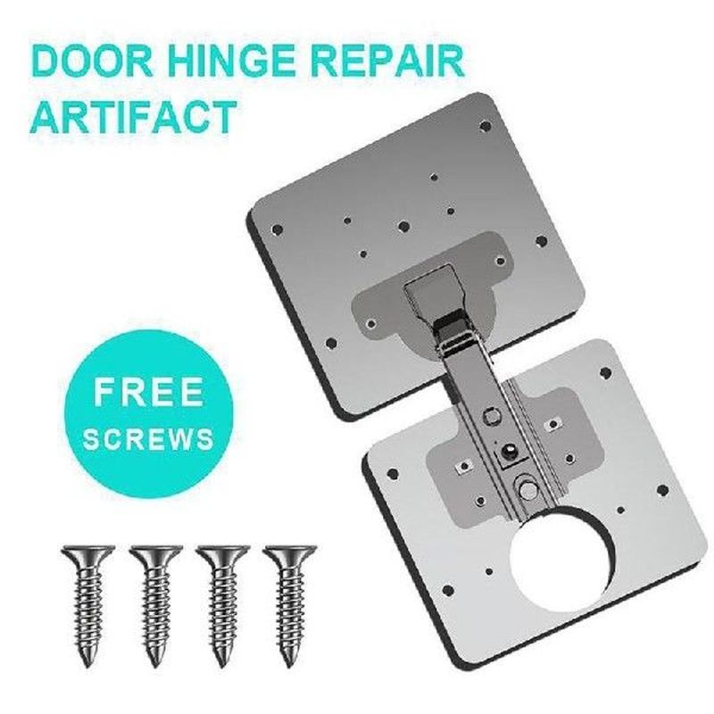 1 Set Hinge Repair Plate for Cabinet Furniture Drawer