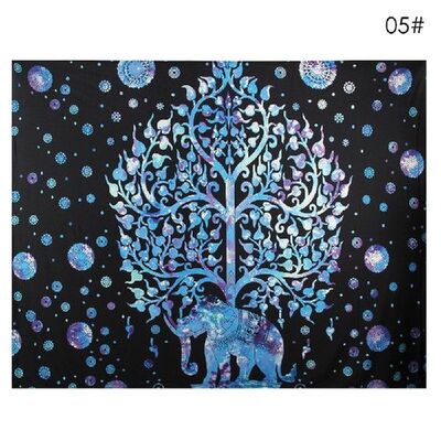 150x130cm Bohemian Mandala Tapestry Wall Hanging Beach