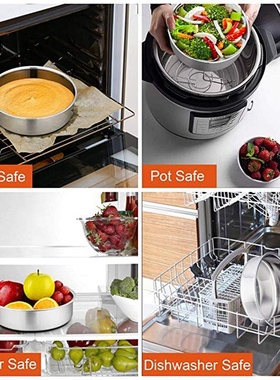 4 Pcs Cake Pan Aluminum Alloy Round Baking Pans Cake Pans