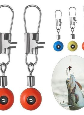 Fishing Connector Fishing Hook Metal Snap Fishhook Swivels