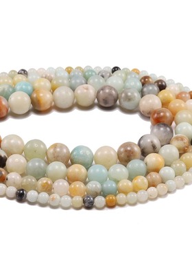 4 6 8 10 12 mm Amazonite Round Beads stone Frost Matte