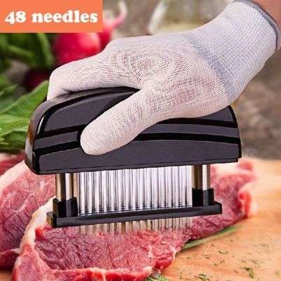 48 Blades Needle Meat Tenderizer Stainless Steel Knife Meat