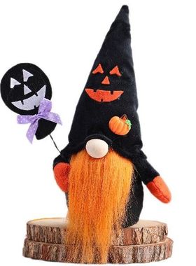 Halloween Gnomes Plush Decorations Wizard Hat Witch Wicked