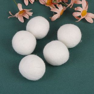 5-pack wool dryer balls natural fabric virgin reusable