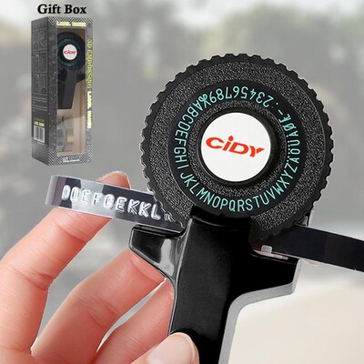 Black Embossing Label Maker for MOTEX E101 Upgrade Version