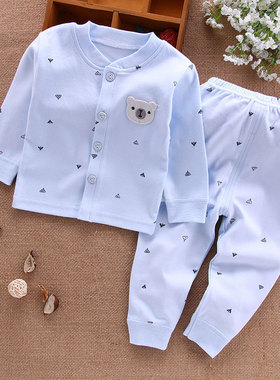 Spring Newborn Baby Girl Boy Clothes Sets Summer Bear Embroi