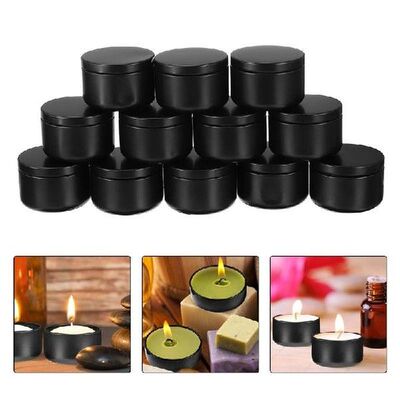 Candle Jars Metal Tin Tins Storage Making For Jar Tea Cans