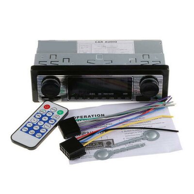 Auto Car Radio Bluetooth Vintage Wireless Multimedia MP3