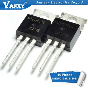 10PCS 5pairs (5psc MJE15033G + 5PCS MJE15032G ) TO-220 MJE15