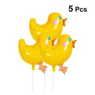 5Pcs Air Balloons Mylar Helium Lovely Cartoon Balloons for