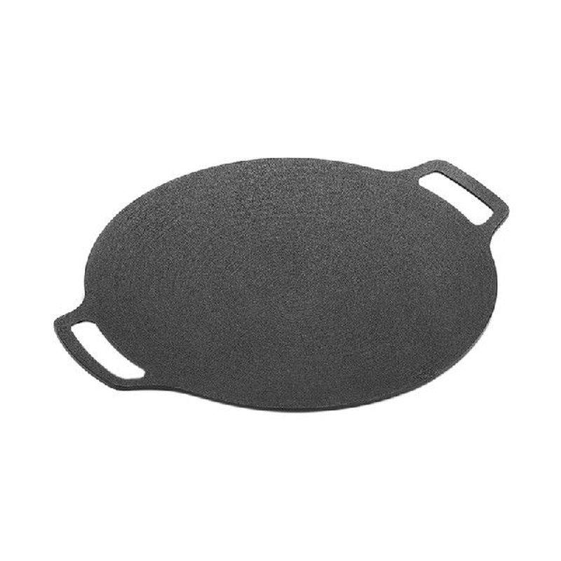 35cm thick cast iron frying pan flat pancake griddle