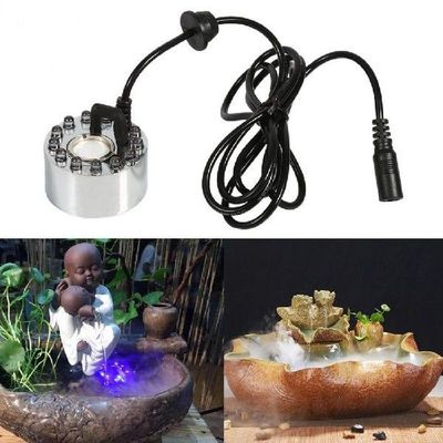 24V Color Changing Ultrasonic Mist Maker Fogger Water