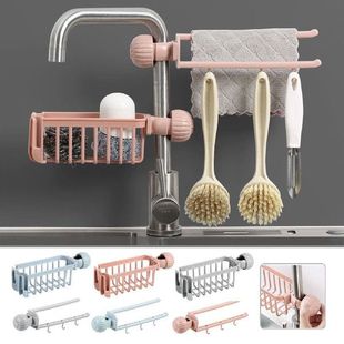 Taps Shelf Draining Rack Holder Durable Plastic Towel