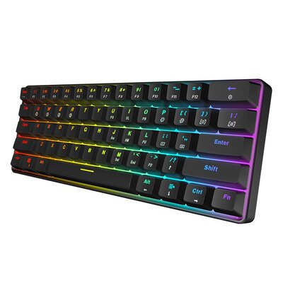 GK61 Swappable 60% RGB Keyboard Customized Kit PCB Mounting