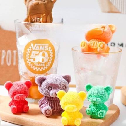 Bear Ice Mold Rose Ice Hockey Artifact Ice Maker Silicone