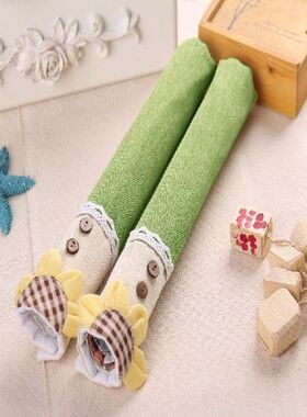 1 Pair Cotton Refrigerator Handle Cover Kitchen Appliance
