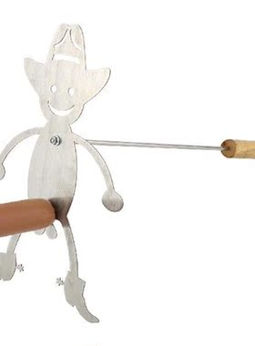 Stainless Steel Hot Dog Roaster Funny Barbecue Fork