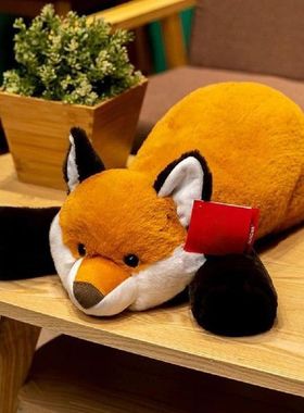 45/60cm Soft Fully Filled Sofa Ornament Sloth Raccoon Fox