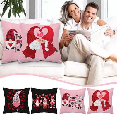 2PC Valentine's Day Pillowcase Decorative Pillow Case
